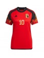 Ženski Nogometna dresi replika Belgija Eden Hazard #10 Domači SP 2022 Kratek rokav
